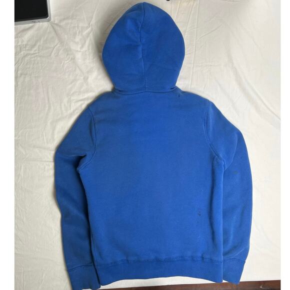 Y2K Hollister California Heavy Zipup Hoodie Sweatshirt Fleece Cotton Faux Fur M - Picture 2 of 6